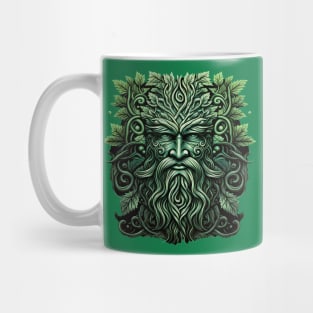 Jack Of The Wood Traditional Pagan Celtic Greenman Mug